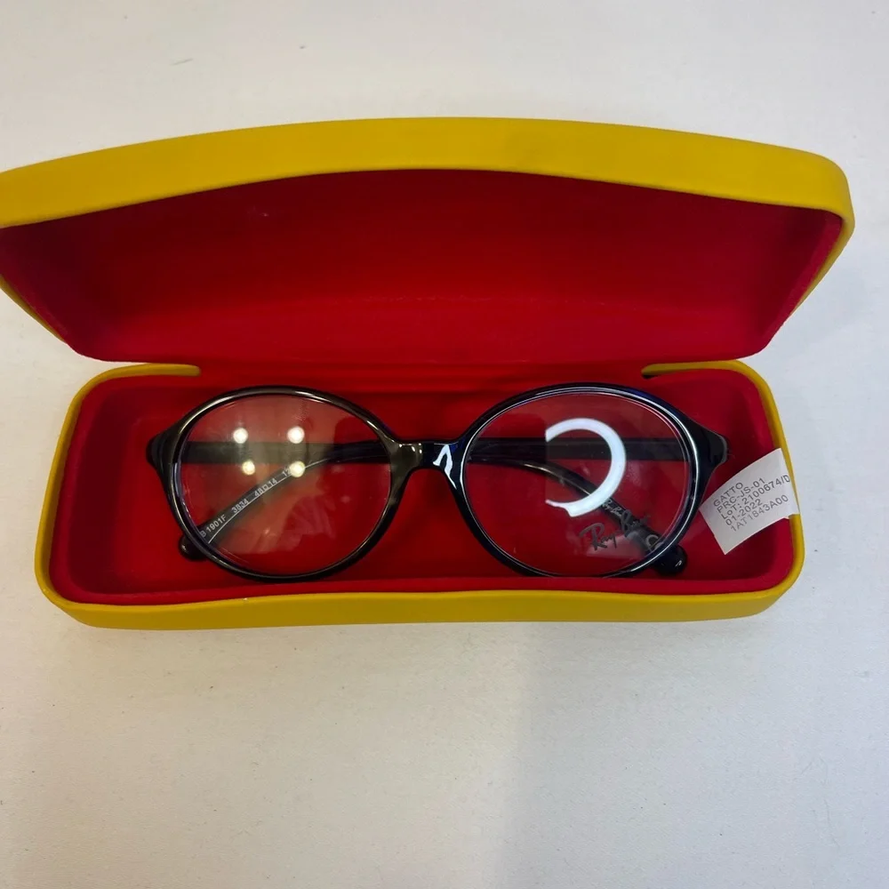 Ray-Ban Frame Kids Prescription Blue Round Glasses NWT